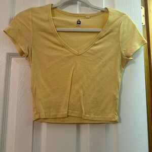 Yellow Crop Top